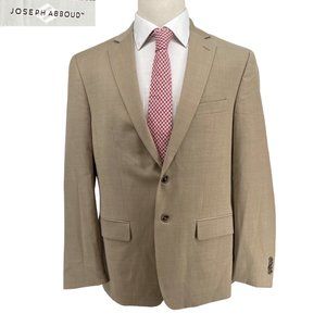 Joseph Abboud Men's Sport Coat Blazer Jacket 2 Button Wool Stretch 46R Brown